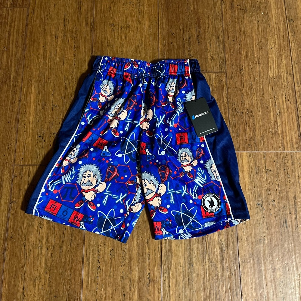 Youth Medium “Flow Society” lacrosse shorts, never worn, perfect condition!
